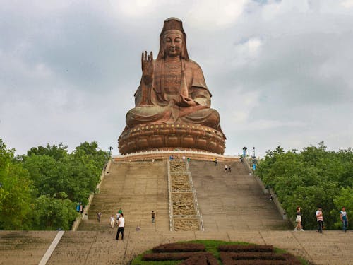 Ingyenes stockfotó buddhizmus, emlékmű, guanyin a xiqiao-hegyről témában
