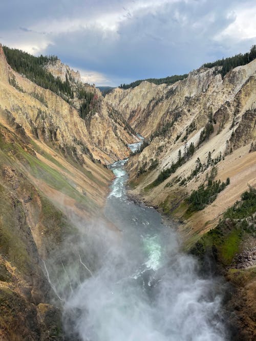 Photo of River in Between Mountains