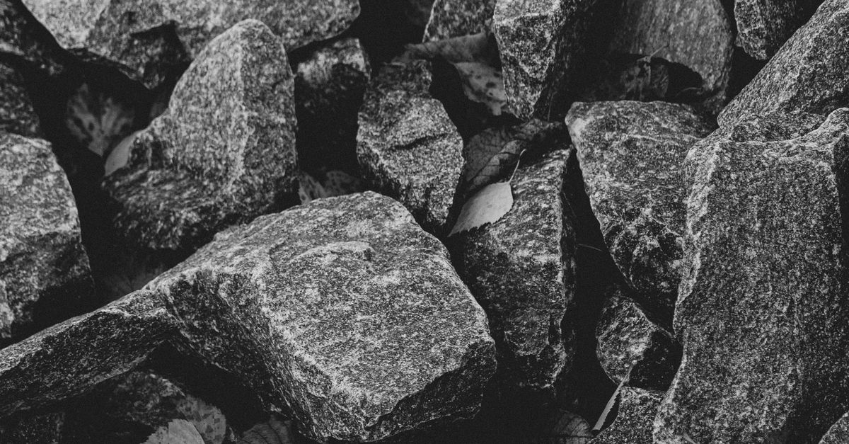 Greyscale Rocks Grayscale Photo of Rocks · Free Stock Photo