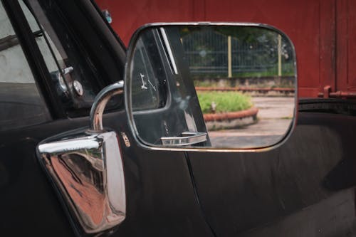 Free A Car Side Mirror Stock Photo