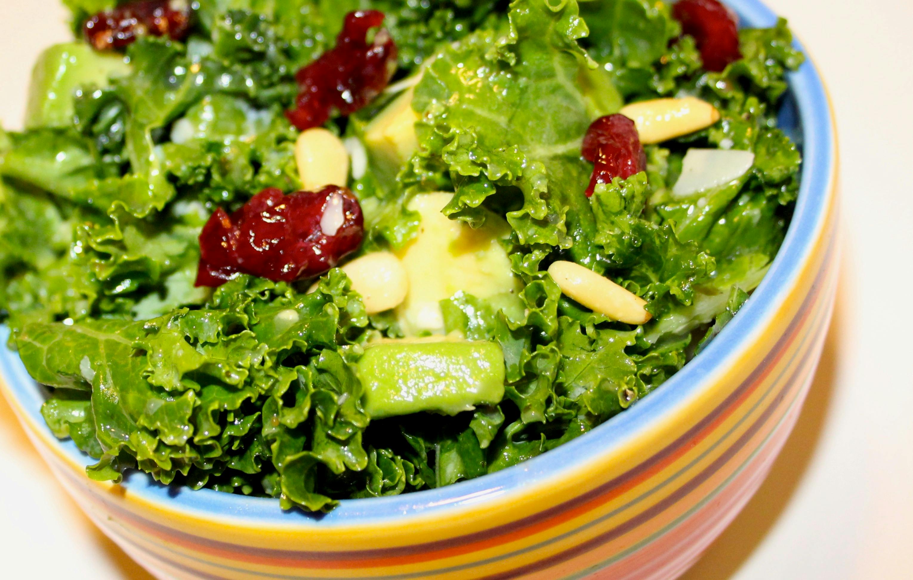 Free stock photo of Kale salad