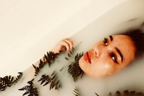 Woman In A Tub