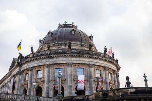 A Bode Museum Under the Cloudy Sky
