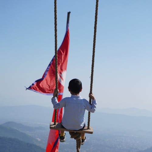 Fotos de stock gratuitas de balancearse, bandera, camisa