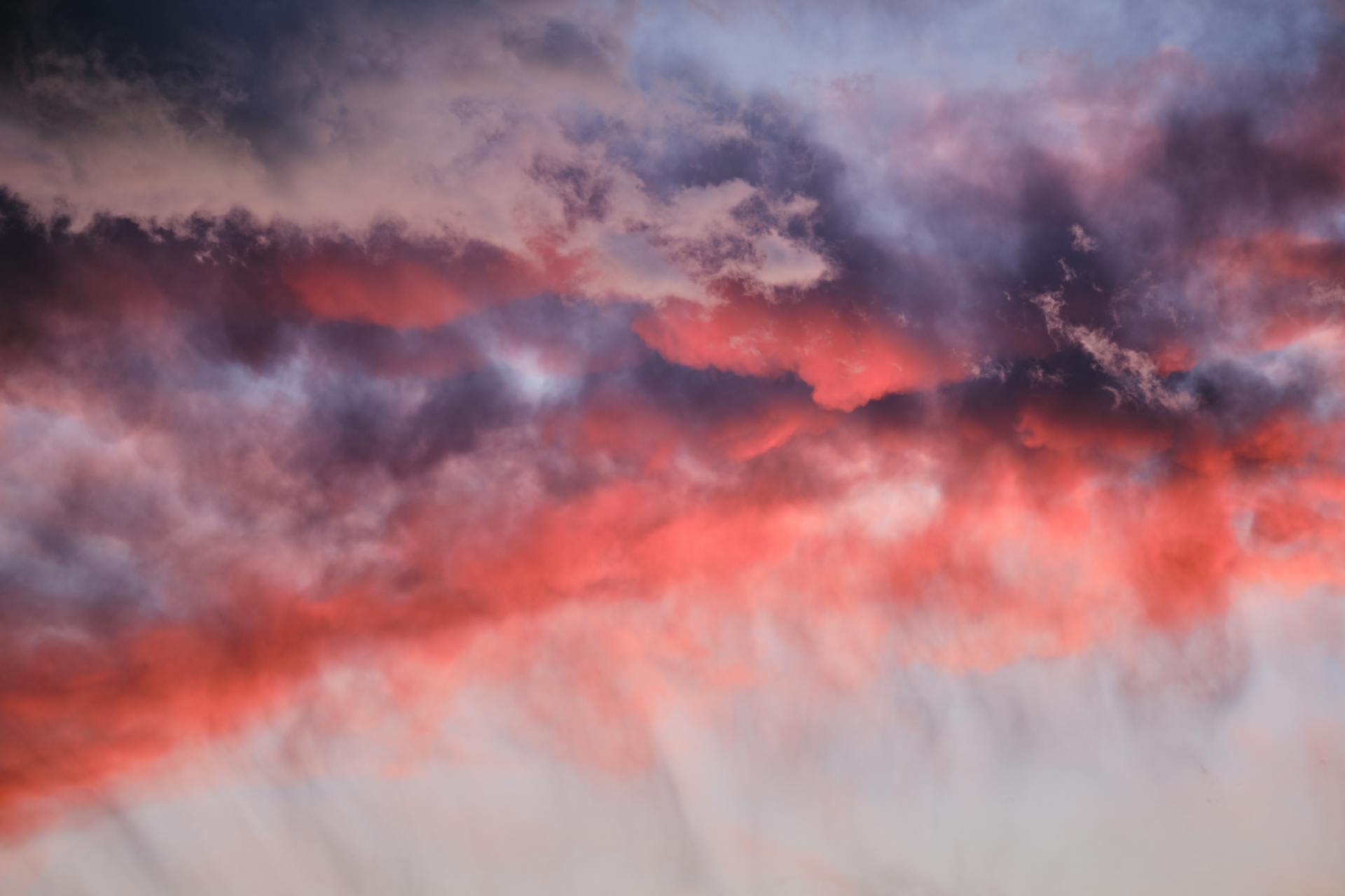 View of the Sky at Dusk 