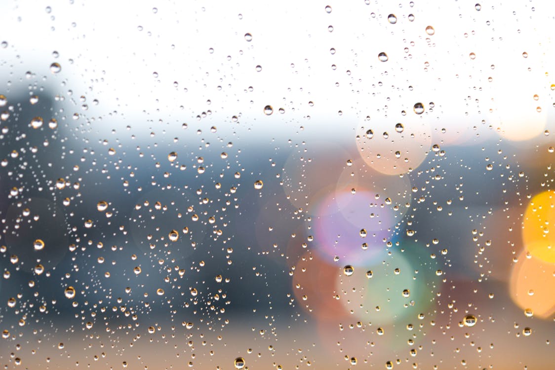 Free Close-Up Photography of Droplets On Glass Stock Photo