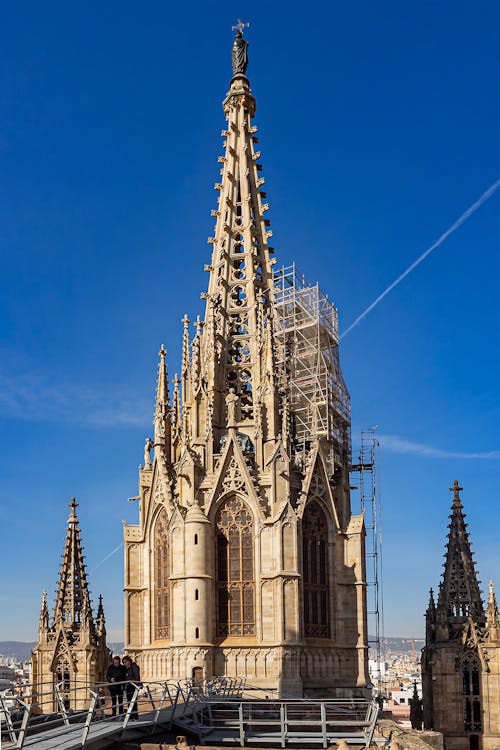 Cathedral of Barcelona Under Construcdtion
