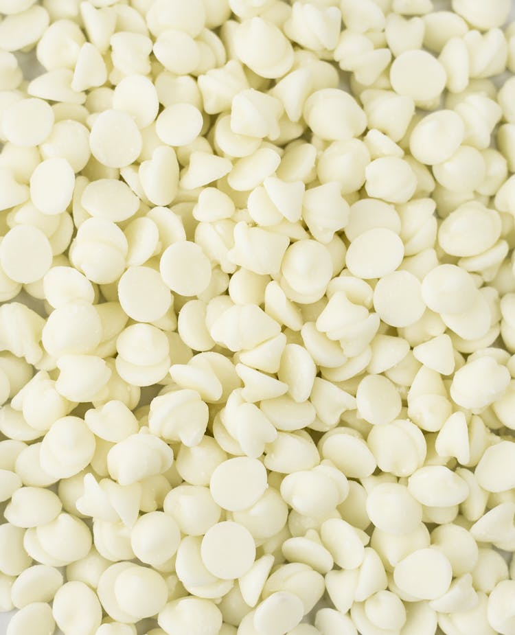 Texture Of White Chocolate Bits