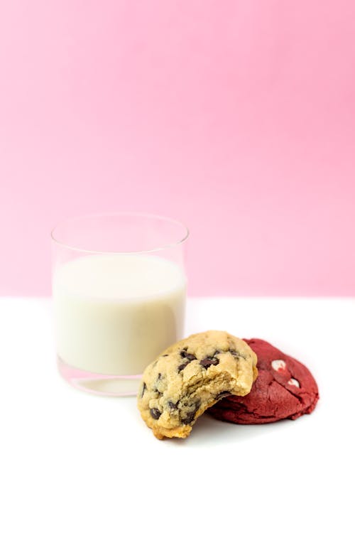 Gratis stockfoto met cookies, detailopname, drinkglas