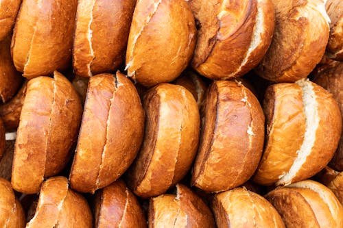 Gratis stockfoto met bolletjes, brood, broodje hamburger