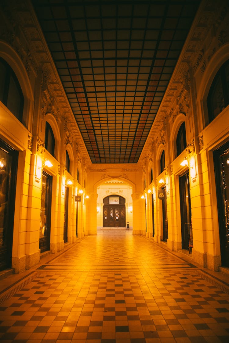 View Of A Hallway 