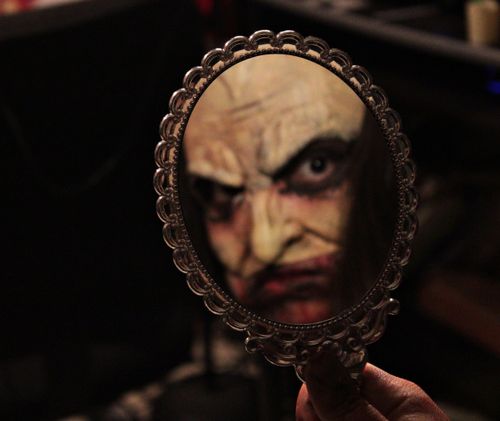 Free The witches in the mirror Stock Photo