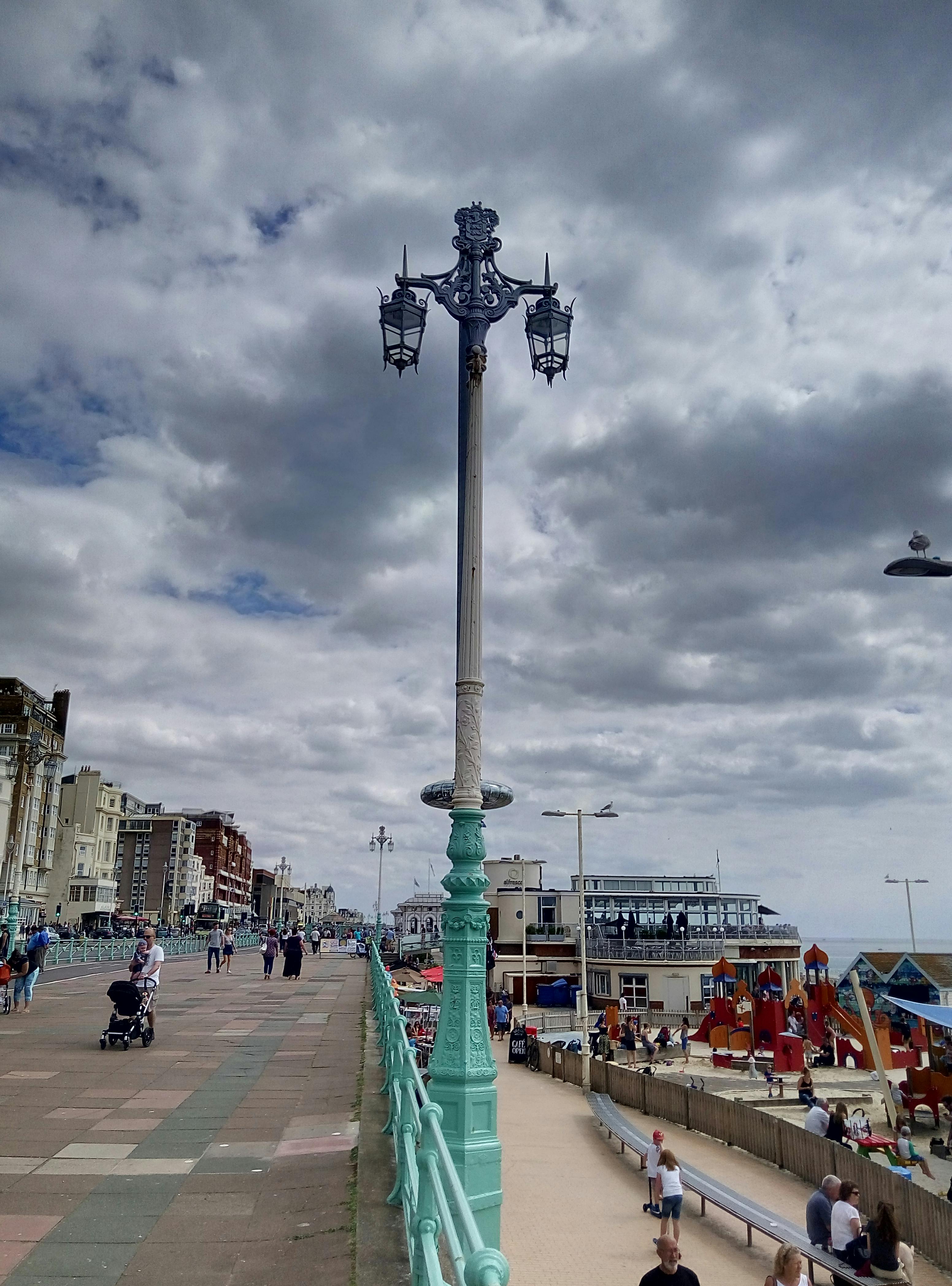 Free stock photo of brighton, sky, street lamp