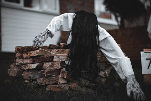 Woman in a Horror Costume 