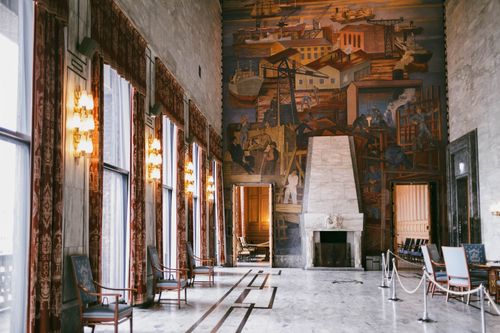Interior of Oslo City Hall · Free Stock Photo