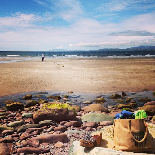 Free stock photo of beach, ireland, rocks
