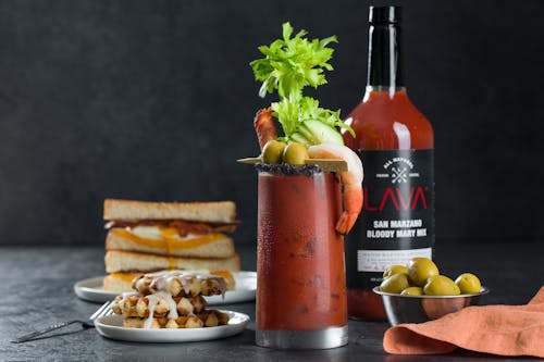 Free LAVA Bloody Mary Cocktail Stock Photo