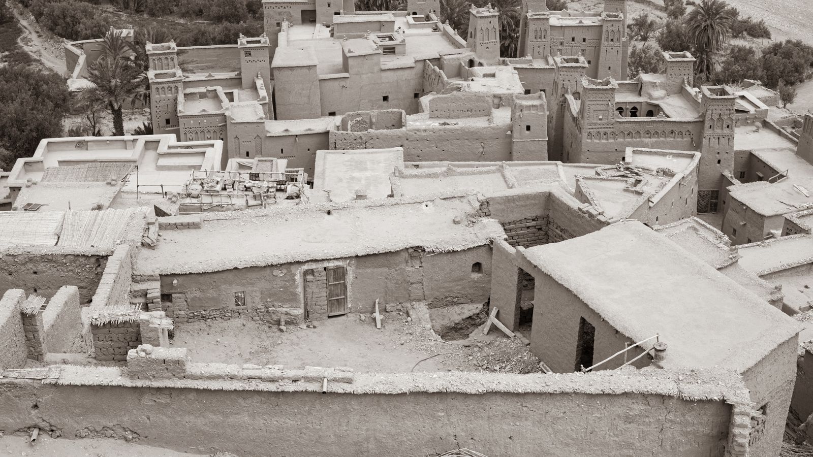 Buildings in ancient town, Niger