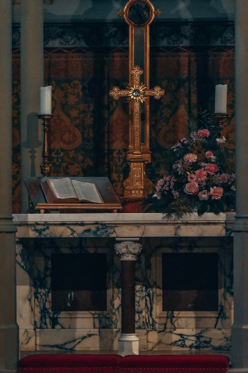 Foto d'estoc gratuïta de altar, catòlic, creu