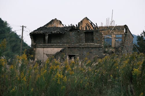 Photos gratuites de abandonné, calamité, campagne