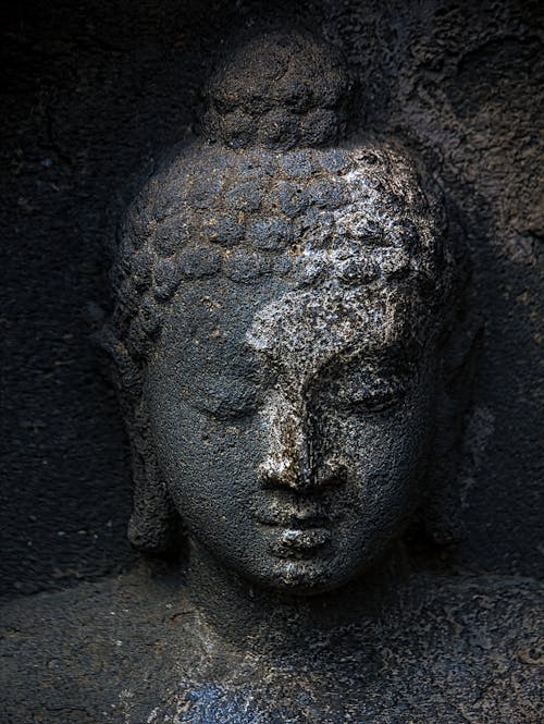 A Stone Statue of Buddha