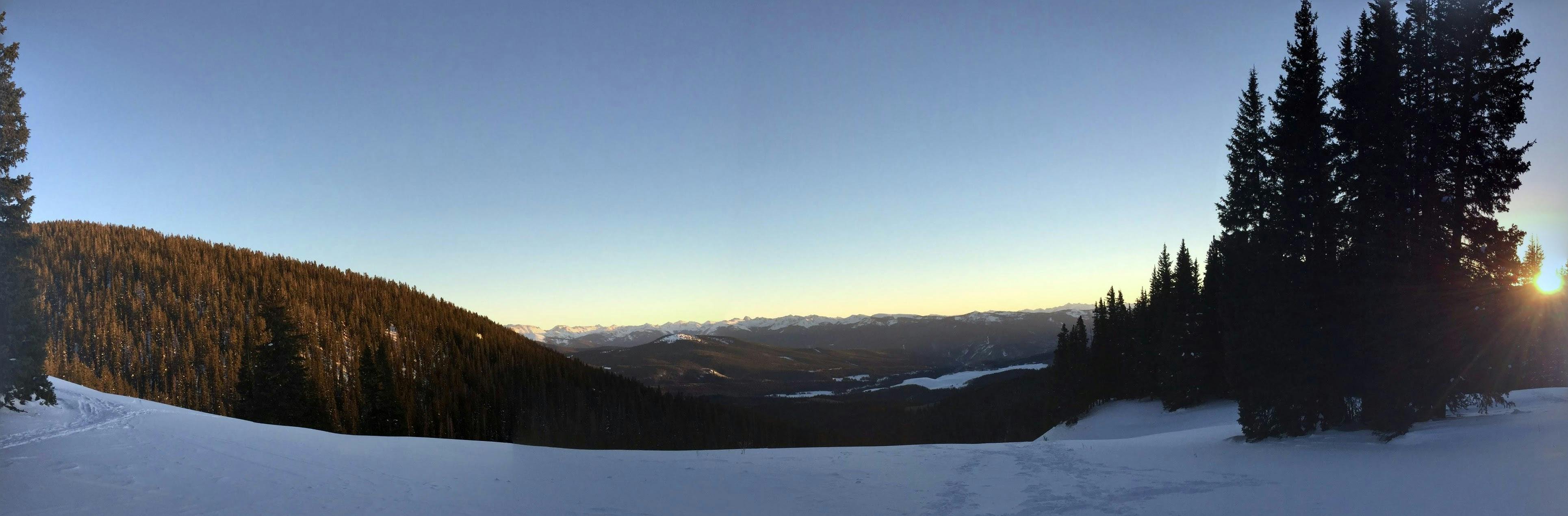 Free stock photo of mountains, snow, sunset