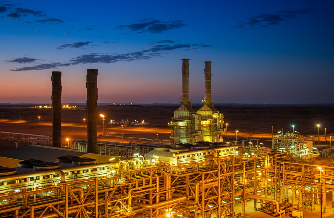 Oil and gas industrial facility
