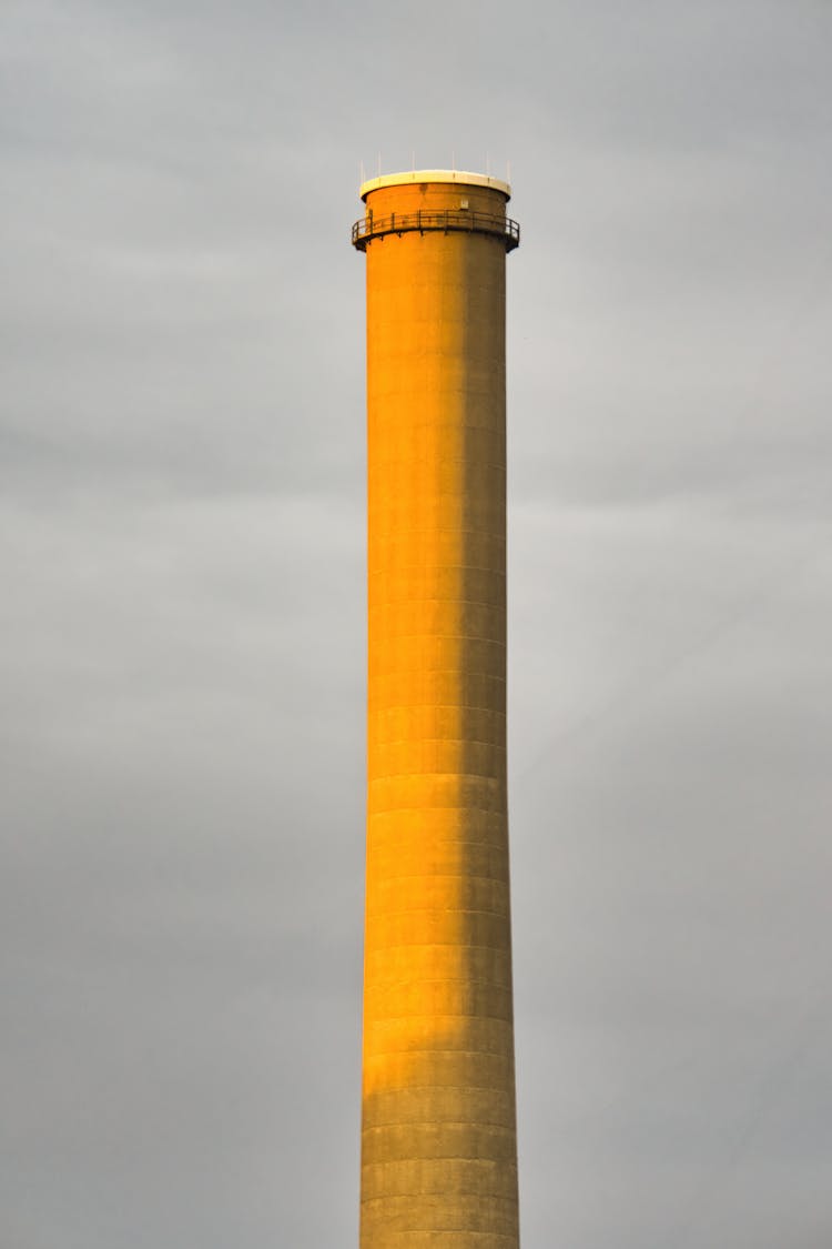 Industrial Chimney Against Sky