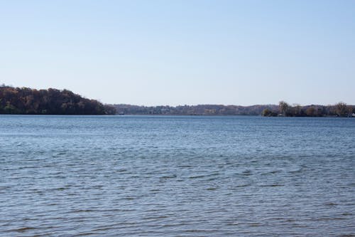 Clear Sky over Lake