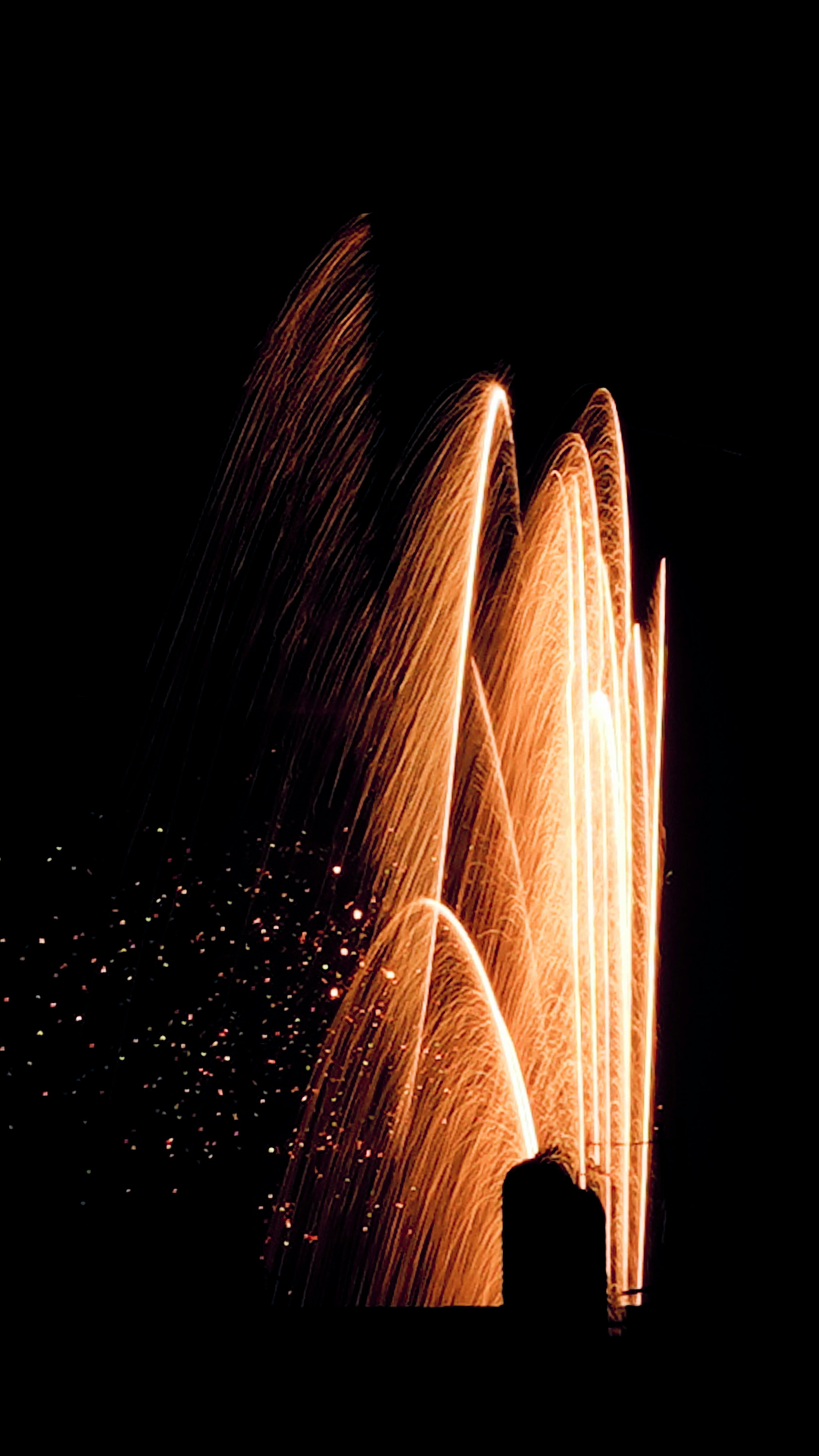 A vibrant display of fireworks during Diwali in Ludhiana, capturing the festival's essence and energy.