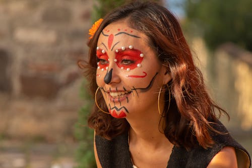 Безкоштовне стокове фото на тему «catrina, жінка, макіяж»