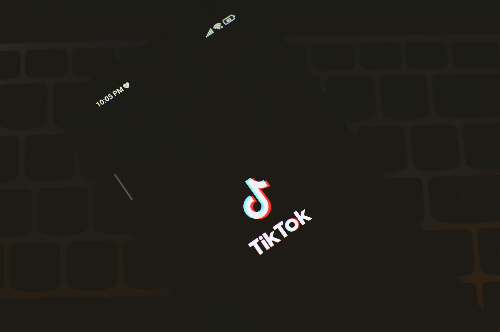 Tik Tok Logo on Smartphone