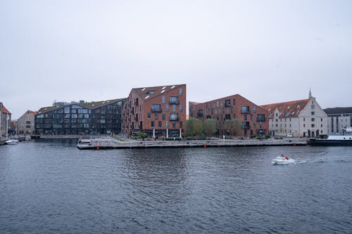 Základová fotografie zdarma na téma budovy, člun, dánsko