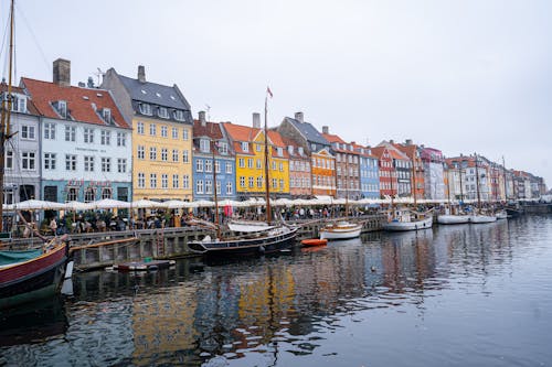 Colorful Buildings Near Body of Water