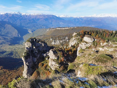 Gratis arkivbilde med dronebilde, fjell, flyfotografering