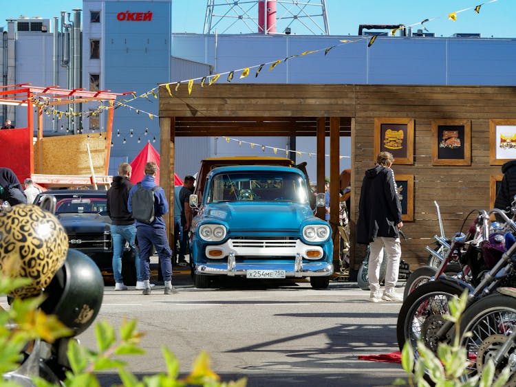 Vintage Truck On Festival