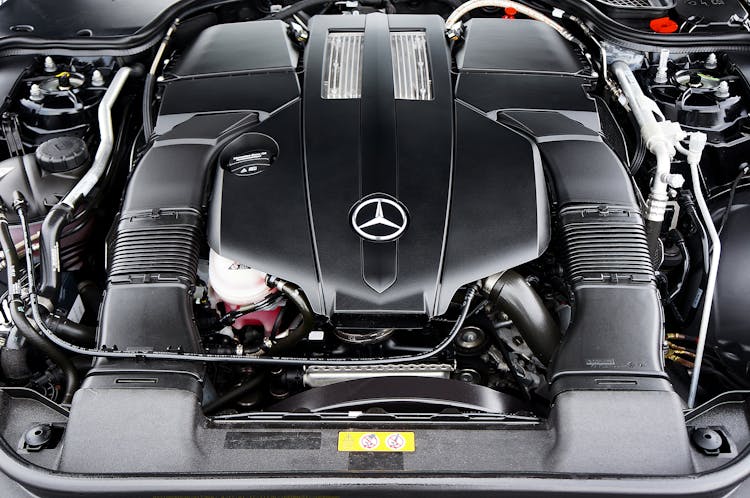 Engine Of Mercedes Car