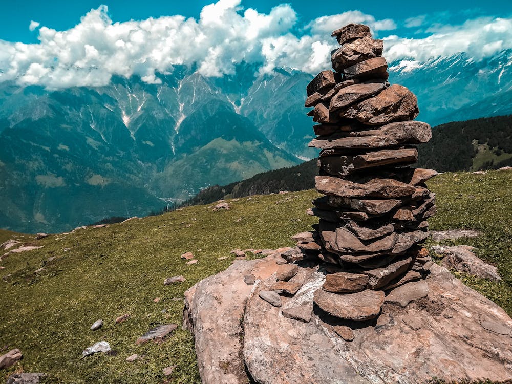 Photo of Rocks Piled on Top of Each Other