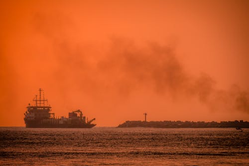 A Ship at Dusk 