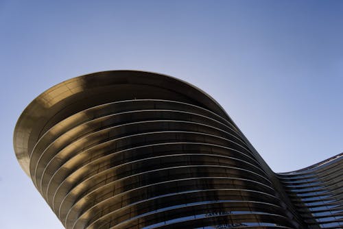 Low Angle Shot of an Architectural Building