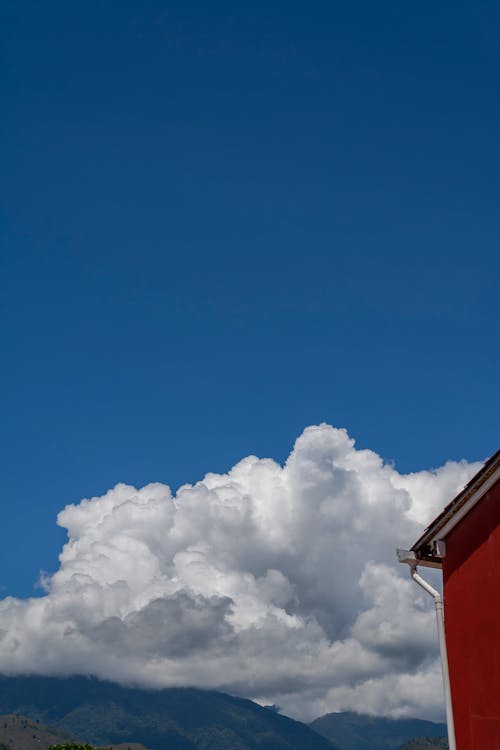 A Beautiful Blue Sky with White Clouds