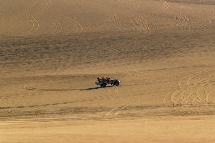 A Vehicle On The Desert 