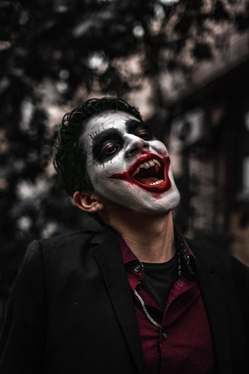 Portrait of Man as Joker