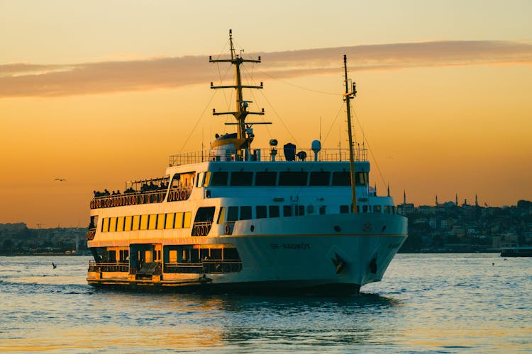 Ship On Istanbul Coast