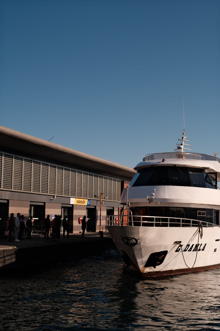 Ferry At A Waterfront