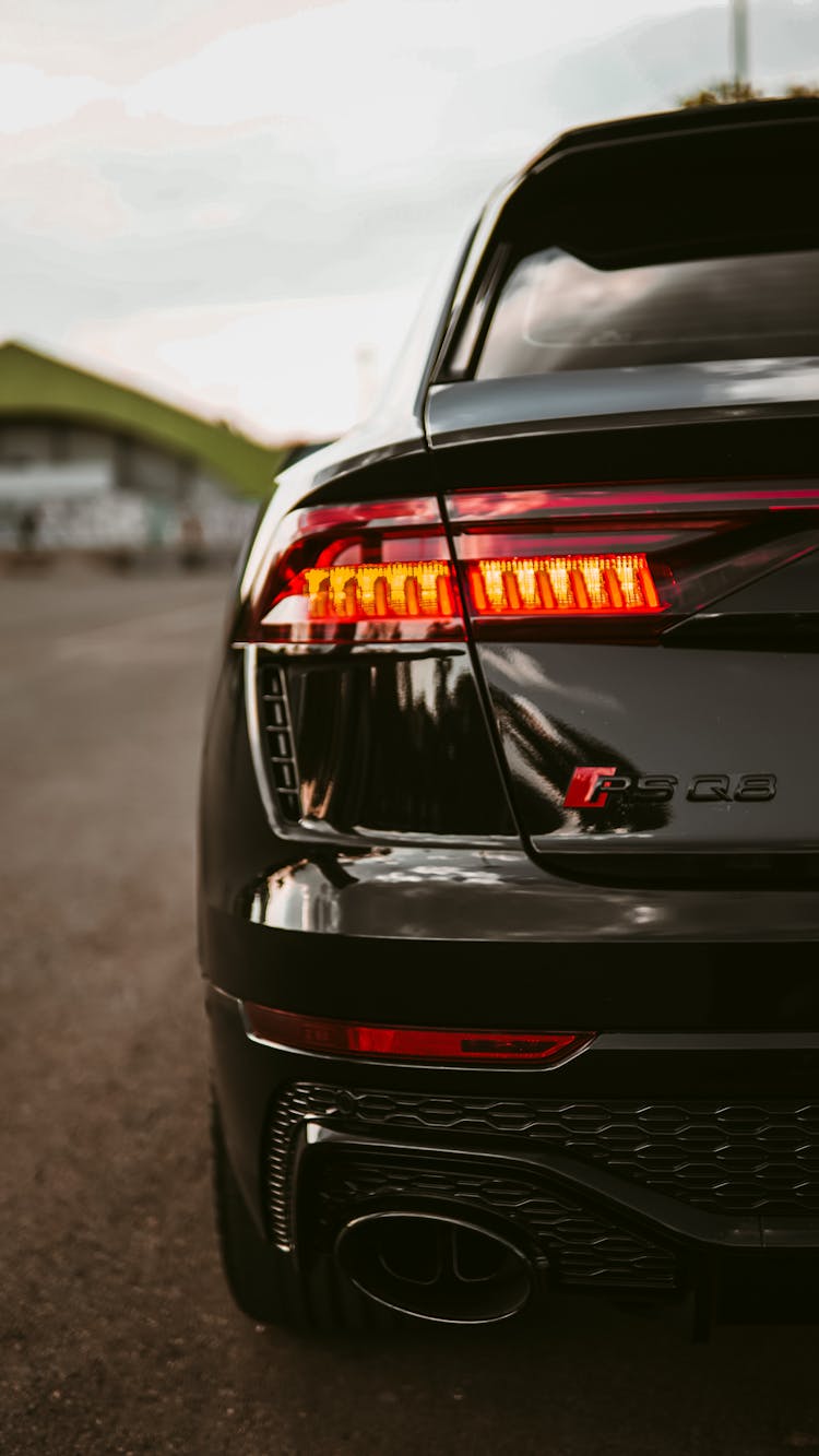 Black Car On Gray Asphalt Road