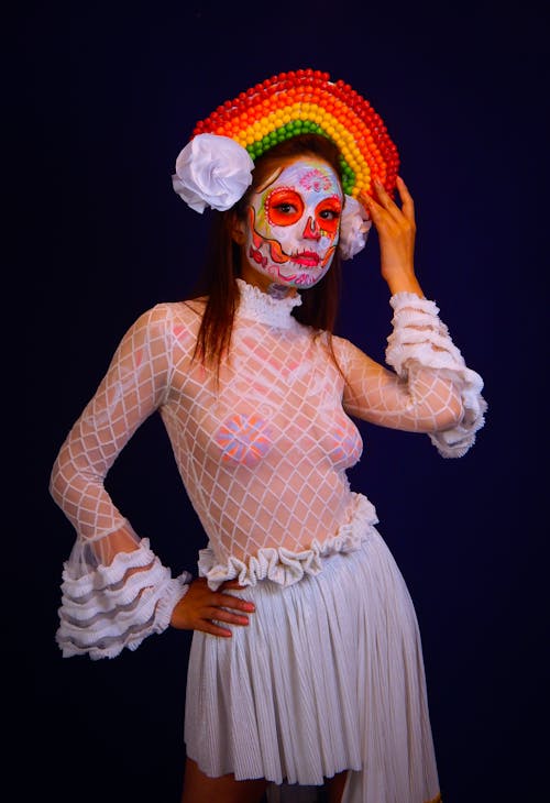 Foto profissional grátis de arte do rosto, catrina, cultura