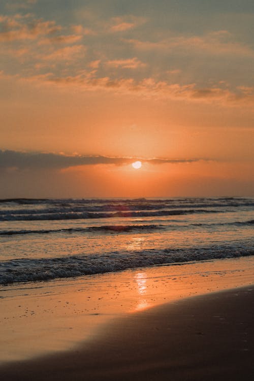 A Beautiful Sunrise on the Beach