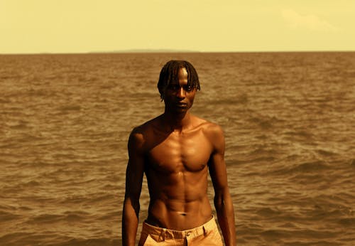 Gratis stockfoto met Afro-Amerikaanse man, dreadlocks, gebied met water