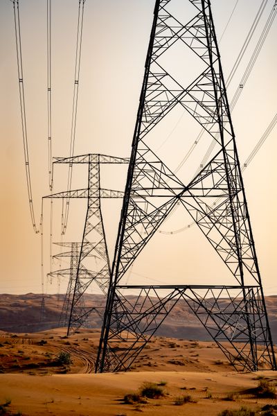 Power transmission infrastructure in Dubai